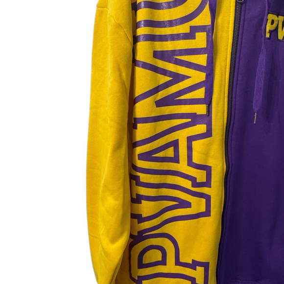 NWT! Mitchell & Ness PVAMU Colorblock Hoodie Prairie View A&M - Size XL - Picture 3 of 6